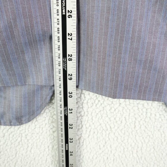 Paul Smith Blazer Mens 52 42R Blue Gray Striped Two Button Vented Sport Coat - Picture 7 of 16